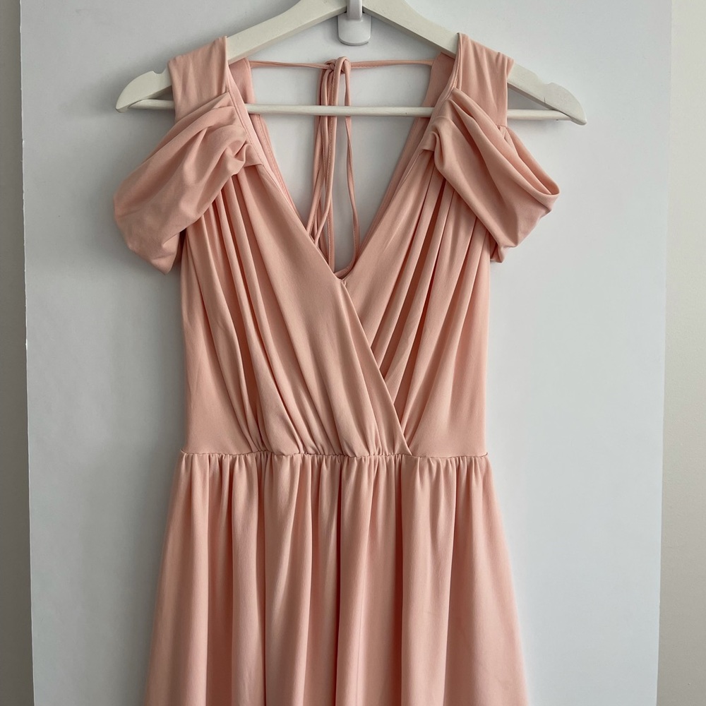 ASOS light pink dress